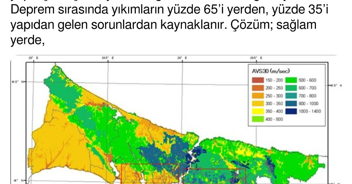 İstanbul Deprem Haritası 2025 Güvenli ve Riskli Bölgeler