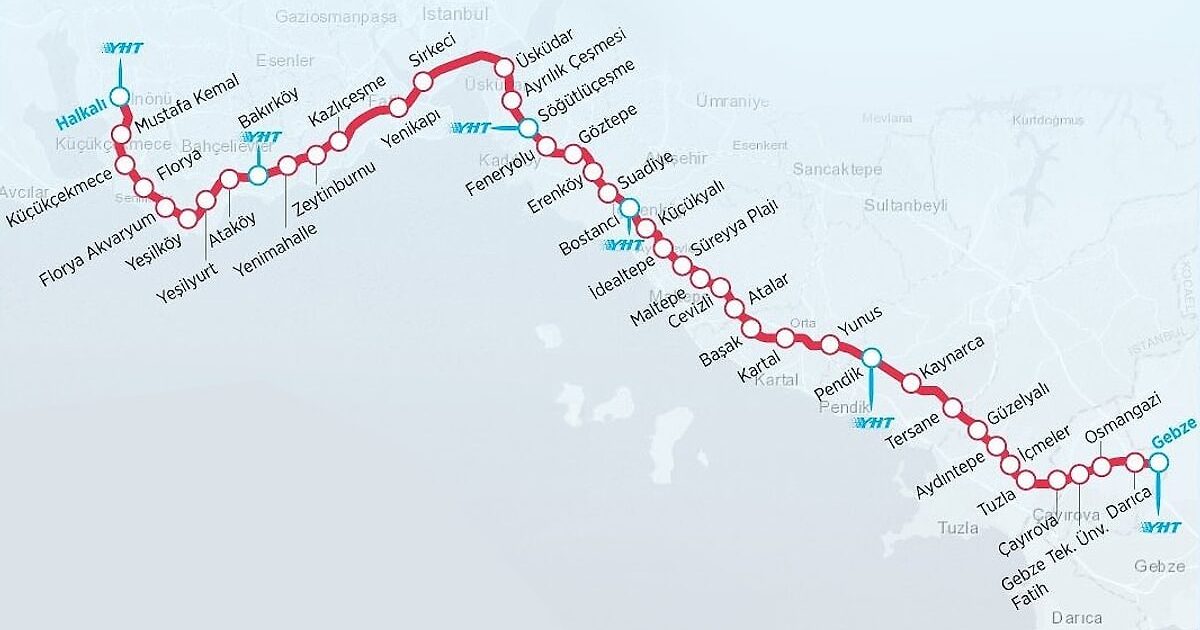 Marmaray Durakları 2025 Sefer Saatleri Bilet Ücretleri